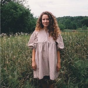 ⭐️SOLD⭐️ rudy jude co clothing organic cotton day sleep dress mini in lavender